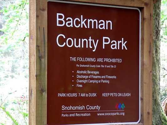 Backman county park snohomish - 2