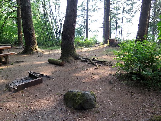Horseshoe cove baker lake campground - 62