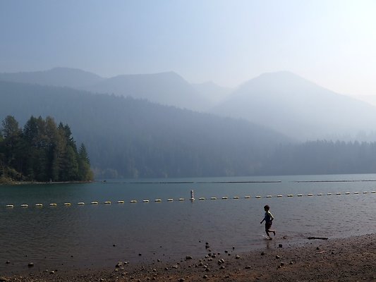 Horseshoe cove baker lake campground - 136