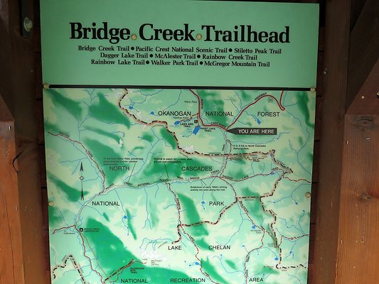 Bridge creek usfs trailhead - 89
