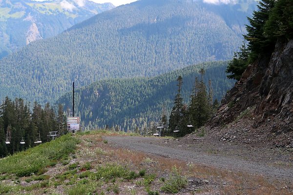 Mt Baker Ski Area Chair 7 Road - 10