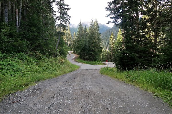 SR542 at NF 3075 White Salmon Hairpin Mt Baker