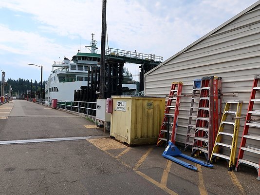 Cathlamet Docked at WSDOT Eagle Harbor  - 272