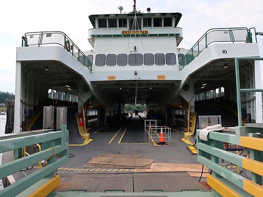 Cathlamet Docked at WSDOT Eagle Harbor  - 248