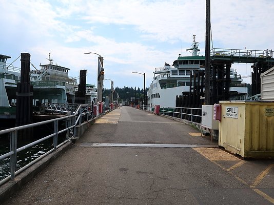 Cathlamet Docked at WSDOT Eagle Harbor  - 271