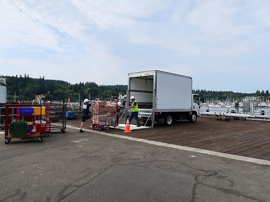 Cathlamet Docked at WSDOT Eagle Harbor  - 249