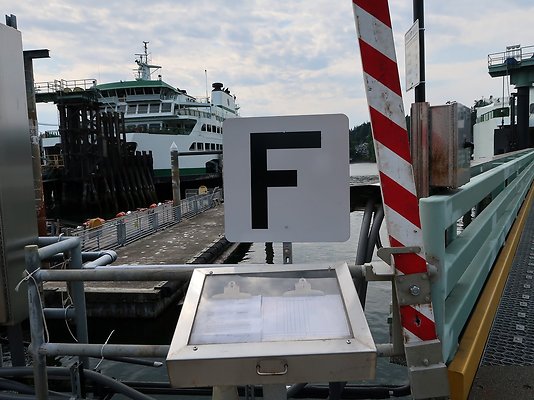 Cathlamet Docked at WSDOT Eagle Harbor  - 12