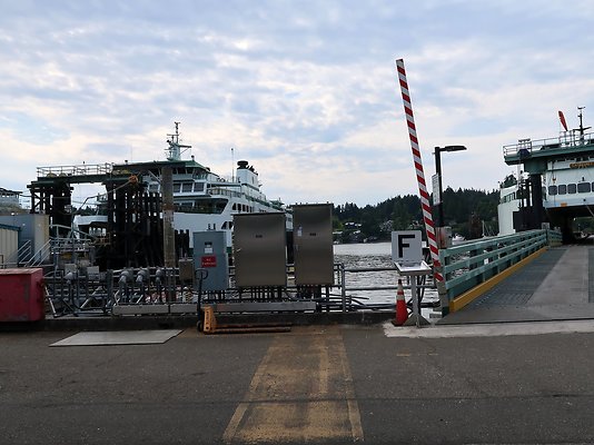 Cathlamet Docked at WSDOT Eagle Harbor  - 1