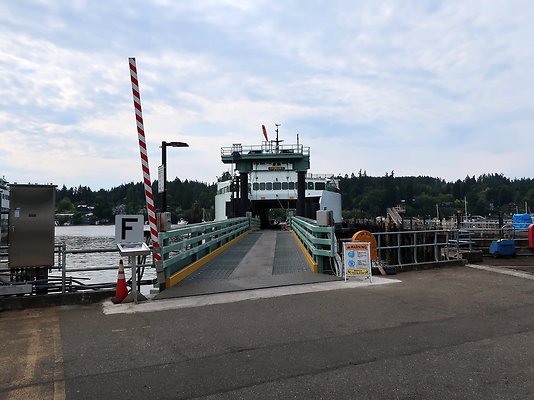 Cathlamet Docked at WSDOT Eagle Harbor  - 2