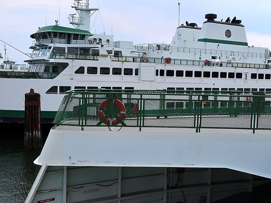 Cathlamet Docked at WSDOT Eagle Harbor  - 202