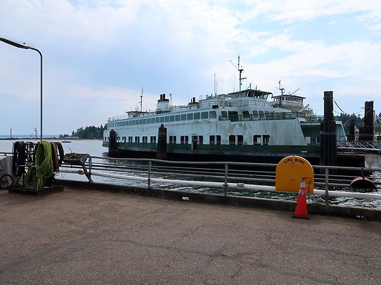 Cathlamet Docked at WSDOT Eagle Harbor  - 274