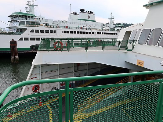 Cathlamet Docked at WSDOT Eagle Harbor  - 199