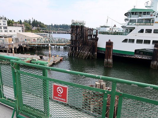 Cathlamet Docked at WSDOT Eagle Harbor  - 209
