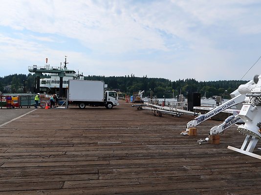 Cathlamet Docked at WSDOT Eagle Harbor  - 255