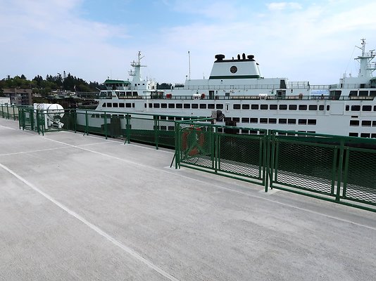 Cathlamet Docked at WSDOT Eagle Harbor  - 218