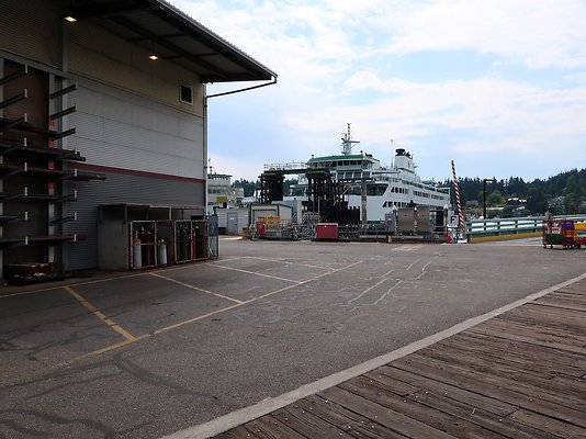 Cathlamet Docked at WSDOT Eagle Harbor  - 253