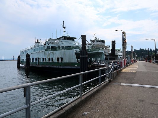 Cathlamet Docked at WSDOT Eagle Harbor  - 270