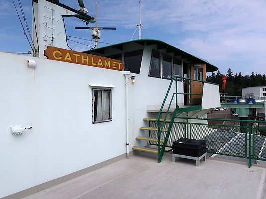 Cathlamet Docked at WSDOT Eagle Harbor  - 232