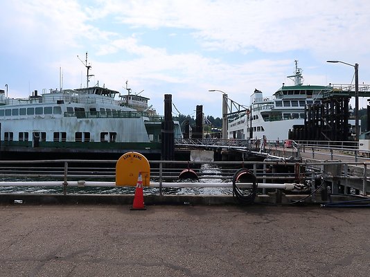 Cathlamet Docked at WSDOT Eagle Harbor  - 275
