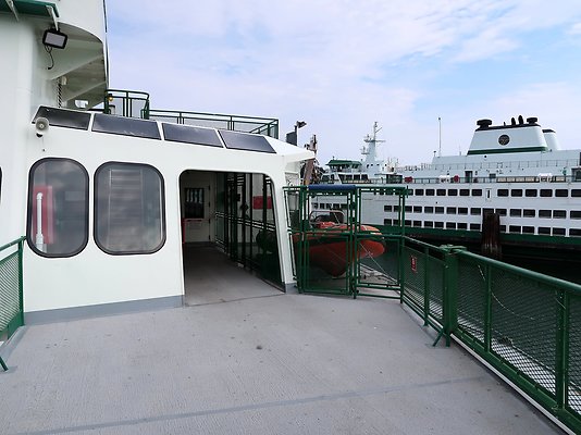 Cathlamet Docked at WSDOT Eagle Harbor  - 128