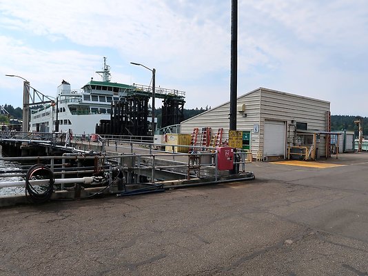 Cathlamet Docked at WSDOT Eagle Harbor  - 276