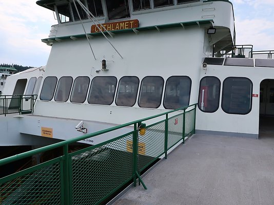 Cathlamet Docked at WSDOT Eagle Harbor  - 200