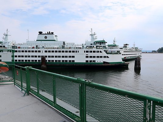 Cathlamet Docked at WSDOT Eagle Harbor  - 129