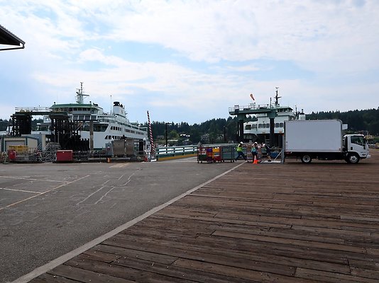Cathlamet Docked at WSDOT Eagle Harbor  - 254